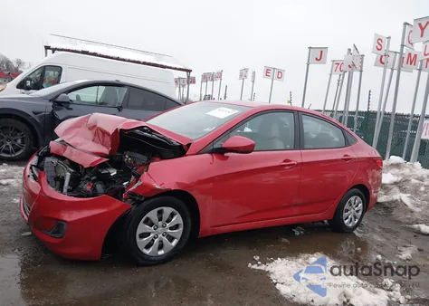 2016 Hyundai Accent Se из США, поврежденный, VIN KMHCT4AE2GU120788